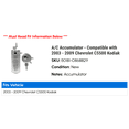 thumbnail image 2 of A/C Accumulator - Compatible with 2003 - 2009 Chevy C5500 Kodiak 2004 2005 2006 2007 2008, 2 of 2