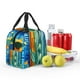 thumbnail image 5 of Easygdp Bright Paper Cactus Scene Bolsa Térmica Premium - Tela Oxford Impermeable, Gran Capacidad, Bolsillo Frontal, Unisex para Trabajo, Escuela, Actividades al Aire Libre y Picnics, 5 of 8