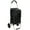 Black + 1 Wheel, variant on Ultra-Lightweight Foldable Stair-Climbing Shopping Cart for Groceries,40L Capacity,Removable Shopping Oxford Waterproof Bag,Stainless Steel Triangular Wheels, Black