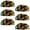 Multicolored 4, variant on PhooArto 6 Pcs Cup Drawer Pulls, Vintage Butterfly Shell Shape Handles Cabinet Knobs for Dresser Cupboard Closet Wardrobe with Screws