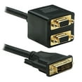 thumbnail image 1 of DVI-I to 2x VGA Splitter Cable - 1ft, BK, 1 of 2