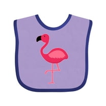 Inktastic Pink Flamingo Boys or Girls Baby Bib