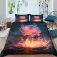 thumbnail image 1 of Housse de Couette en Microfibre Douce Imprimée 3D Rose Gothique Décoration de Chambre Housse de Couette Qualité Hôtel pour Enfants Ados Adultes Double, 1 of 5