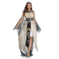 thumbnail image 2 of Disfraces de Navidad para hombres, disfraz de reina del faraón egipcio del antiguo Egipto, emperatriz Cleopatra, 2 of 5