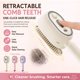 thumbnail image 4 of 3 in 1 Electric Scalp Massager, Electric Spray Air Cushion Massage Comb, Red Light Self-Cleaning Steam Hair Brush with Oil Dispenser, Anti-Tangle, Anti-Static & Detangling Air Cushion Brush (Pink-A), 4 of 7