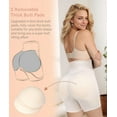 thumbnail image 3 of Lilvigor Women Hip Padded Booty Lifter Shapewear Thicker Enhancer Removable 4 Pads Control Panty for Bigger Butt Hook Closure, 3 of 7