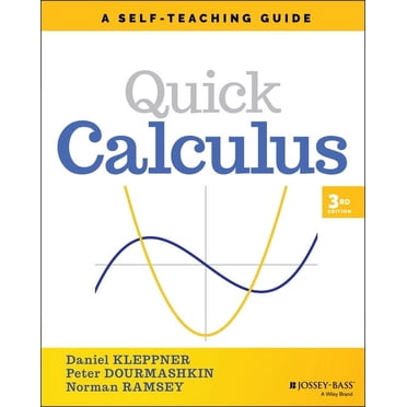 Wiley Self-Teaching Guides Quick Calculus: A Self-Teaching Guide, (Paperback)