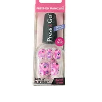 Impress Manicure Press on Nails Short Length Peacock Design - Lovestruck BIP140A