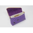 thumbnail image 4 of Dominie AFTER 5 COLLECTION Raquel Purple Canvas Cross Body/Clutch Handbag, 4 of 5