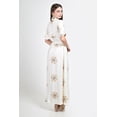 thumbnail image 3 of Vestido camisero bordado Roman Fashion /Juvenil, 01553 (Bco /Verde) blanco CH, 3 of 5