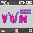 thumbnail image 2 of Kalair GFX Graphics Kit for Ktm SX65 (2009-2015) Twitch Series, 2 of 5