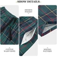thumbnail image 6 of GZHJMY Buffalo Plaid Pajama Pants Short for Men, Lounge Pants Lightweight Men Pajama Bottoms with Drawstring Pockets, Christmas New Year Birthday Gifts, Large, 6 of 7