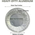 thumbnail image 2 of 5-inch (about 12.7 Cm) Pie Plate, Mini-pie Jar, Heavy-duty Disposable Aluminum Foil Pie/pie Plate, Used for Baking Personal Mini Pies, Easy To Stack and Store, Freeze and Reheat., 2 of 6