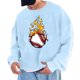 thumbnail image 1 of Sudadera sin capucha para hombre, cuello redondo, deportiva, con estampado de béisbol, sudadera con capucha, manga larga, blusa de poliéster para hombre, 1 of 4