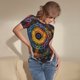 thumbnail image 3 of Fotbe Mandala Colorful Body de Mujer con Cuello Redondo y Mangas Cortas, Sin Mangas Ajustado, Suave, Cómodo y Básico-X-Large, 3 of 7