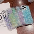 thumbnail image 5 of Compatible for iPhone 11 Case,Cute Sparkly Bling Glitter Wavy Edge Design for Women Girls Soft TPU Shockproof Anti-Scratch Protective Cases for iPhone 11-Blue, 5 of 12