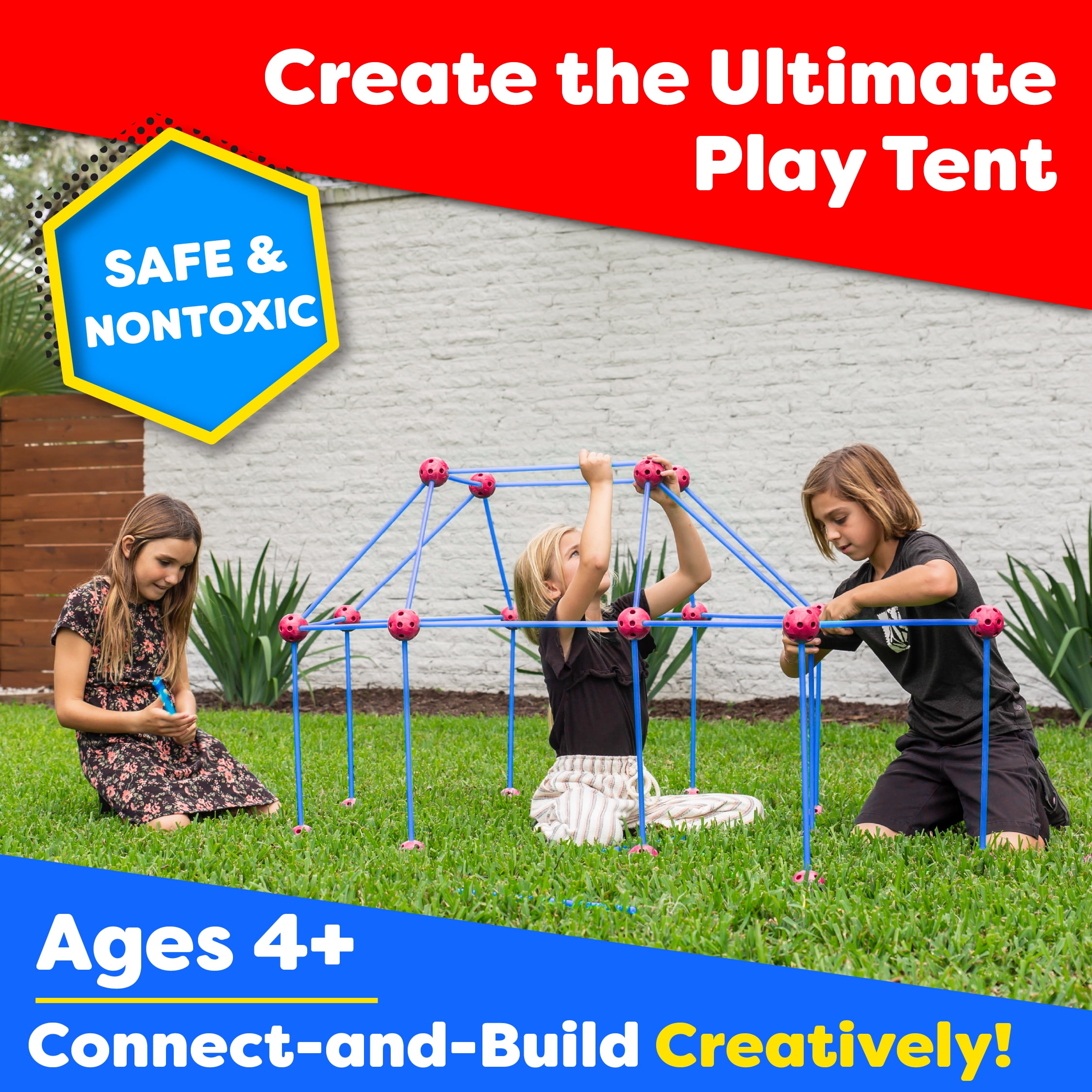 Safely Designed fort plastic For Fun And Learning 