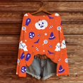 thumbnail image 2 of Bovemsi Womens Sweaters Halloween For Women Season Sweatshirt Graphic Print Long Sleeve Knit Pullover Tops Pumpkin Sweater, 2 of 4