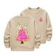 thumbnail image 2 of Cowsor Girls Sweatshirts Kids Cute Graphic Crewneck Pullover Tops Xmas Long Sleeve Holiday Shirts, 2 of 5