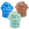 Slime Kit with 3 Pack Butter Slimes,Candy Slime,Latte Slime and Blue Stitch Slime,Scented Slime Kit for Girls and Boys,Super Soft and Non Sticky DIY Surprise Slime