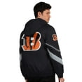 thumbnail image 2 of Men's Starter Black/Orange Cincinnati Bengals Thursday Night Gridiron Full-Zip Jacket, 2 of 2