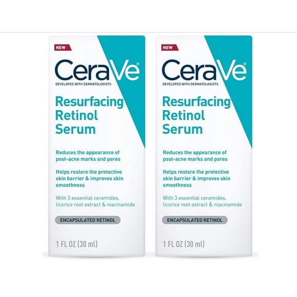 Sérum de retinol rejuvenecedor CeraVe, 30 ml (paquete de 2)