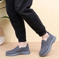 thumbnail image 4 of Men Mesh Slip On Walking Sneakers Soft Cushioned Sole Breathable Indoor Outdoor Leisure Daily Footwear, 4 of 6