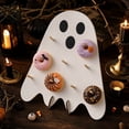 thumbnail image 6 of Beforeyayn Halloween Ghost Donut Holder Stand, 13.8In Acrylic Spooky Food Display, Creative Trick or Treat Snack Station for Party, 6 of 6