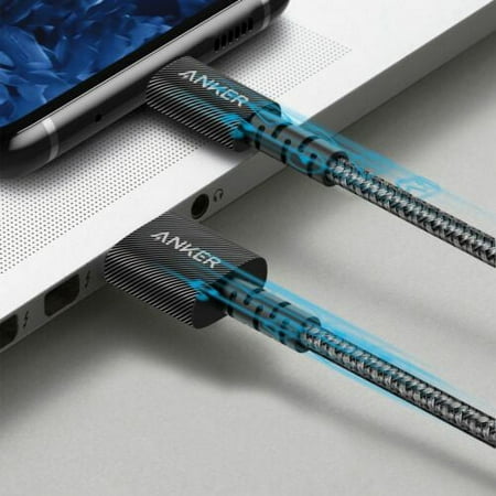 Anker - PowerLine Select+ USB-C to USB-A Cable 3-ft - Black