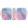 thumbnail image 6 of FOR U DESIGNS Blue Pink Marble Print Bible Case Quilted Bible Carrying Case Washable Bible Carrier Tote Bag with Zipper Pocket Book Cover Christian Bible Accessories, 6 of 7