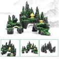 thumbnail image 4 of SNNROO Mountain View Decor Rockery Landscape Rock Hiding Cave Tree Aquarium Ornament Fish Tank Decoration, 4 of 8