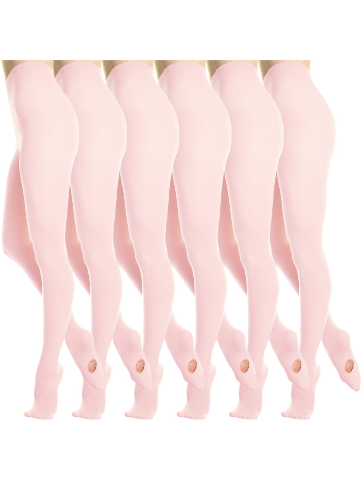 Professional 80 Denier Kids Girl's Pink Ballet Dance Tights FULL FOOT 