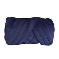 thumbnail image 2 of Chunky Yarn Knitting Arm Knit Soft Yarn 250G Hand Knit Sweaters for DIY Rug Making Sweaters Deep Blue, 2 of 9