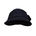 thumbnail image 2 of WITHMOONS Womens Bucket Hat Cloche Packable Warm Fall Winter Cap SLB1377 (Navy), 2 of 5