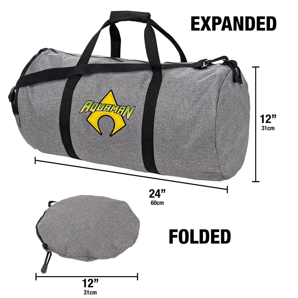 Aquaman Logo Lightweight Duffel Bag for Sports and Gym Packable for Travel