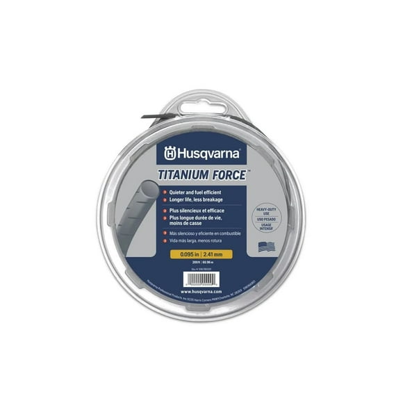 Línea recortadora de cuerdas Husqvarna Titanium Force 2,4 mm 256 m