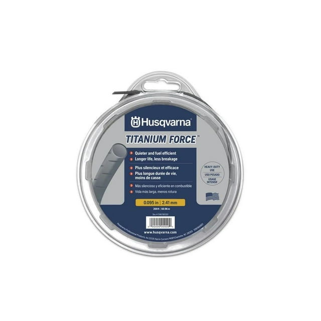 Línea recortadora de cuerdas Husqvarna Titanium Force 2,4 mm 256 m