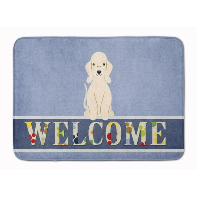 Carolines Treasures BB5672RUG Bedlington Terrier Sandy Welcome Machine Washable Memory Foam Mat