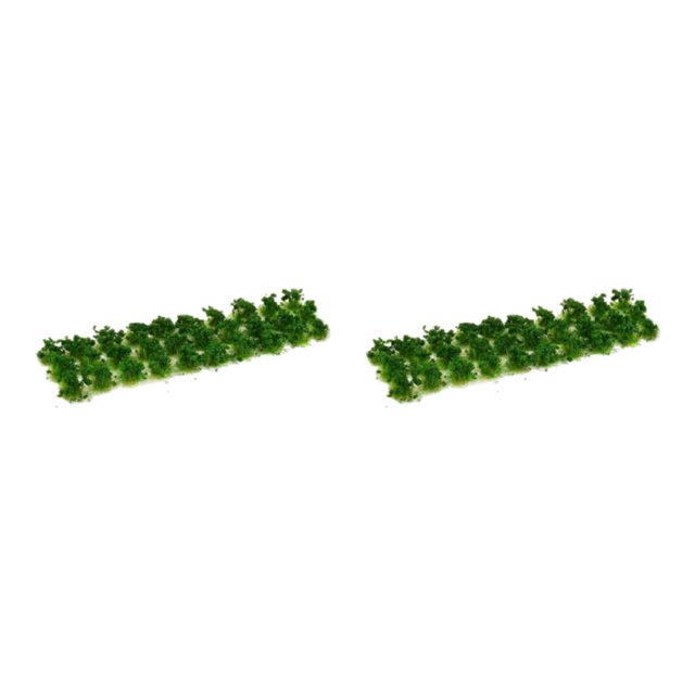 ZheElen Modèle de Paysage en Grappe d'Herbe Miniature Vert Jungle 30 Pcs 2Set
