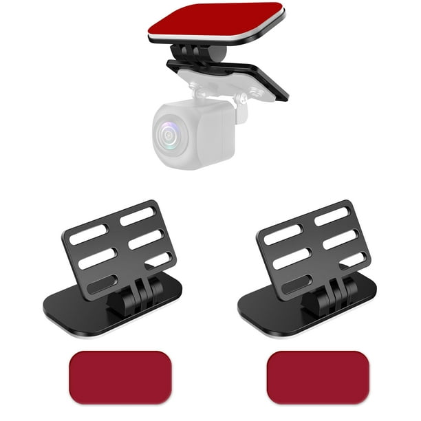 Pixelman Soporte para cámara trasera, (adhesivo-2 piezas) Soporte universal para cámara de respaldo para parabrisas trasero, soporte para cámara de visión trasera, soporte para cámara de ventana trase