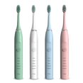 thumbnail image 2 of Cepillo de dientes eléctrico sónico para adultos y niños, ultrasónico, automático, con vibrador, blanqueador, IPX7, resistente al agua, 4 cabezales de cepillo, tipo USB, 2 of 5