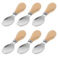 thumbnail image 3 of Miangastore Kitchen Spoon Teaspoon Wood Handle 6Pcs 12X3.4X1.5CM, 3 of 8