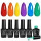 thumbnail image 1 of Set de esmaltes de uñas Beetles Summer Gel 6 colores Rainbow UV, 1 of 6