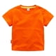 thumbnail image 1 of Gibobby Camisa De Invierno Camiseta clásica con cuello redondo para niños y niñas | Algodón orgánico paquete múltiple de manga corta básico para niños pequeños y niños(Anaranjado, 12-18 Meses), 1 of 5