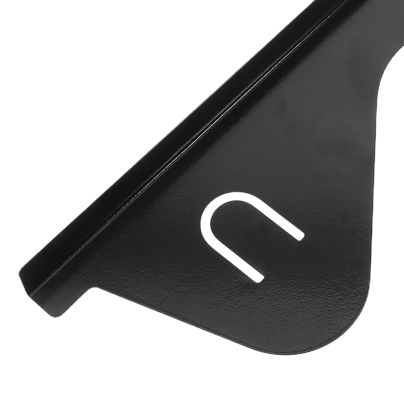 ADDHAT 4Pcs Stainless Steel Stove Gap Covers Black Countertop Filler ps for Kitchen Stove Protection