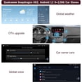thumbnail image 4 of Road Top  10.25 Inch Android 12 Car Stereo 8GB+128GB Car Touch Screen for Mercedes Benz C Class W204 2008 to 2010 Year with NTG4.0 Support Wireless Carplay Global Weather OTA Upgrade Voice Control, 4 of 8