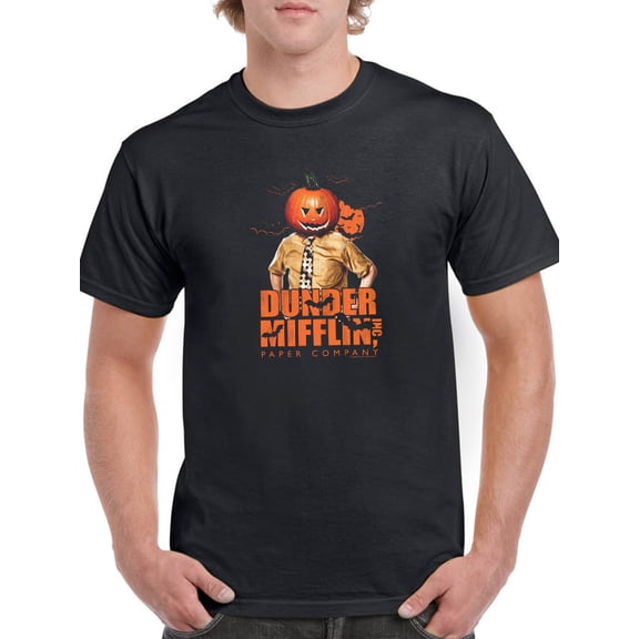 The Office Mens Graphic Tee - Dunder Mifflin Halloween - Regular Fit 100% Cotton