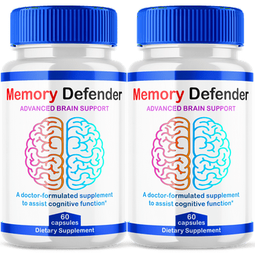 Memory Defender Brain Support Supplement Capsules Advanced Formula Pills 120 Capsules