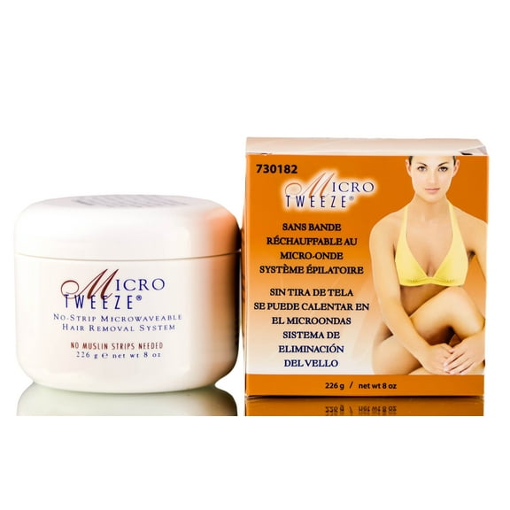 Micro Tweeze No- Strip Microwaveable Hair Removal System, 8 oz