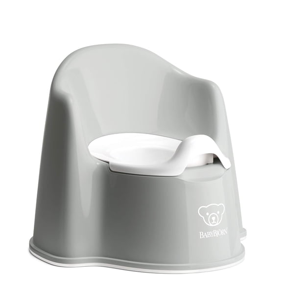 Orinal BabyBjörn gris/blanco